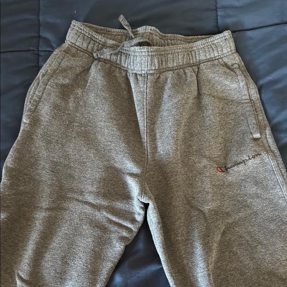 Gray Sweatpants with Logo